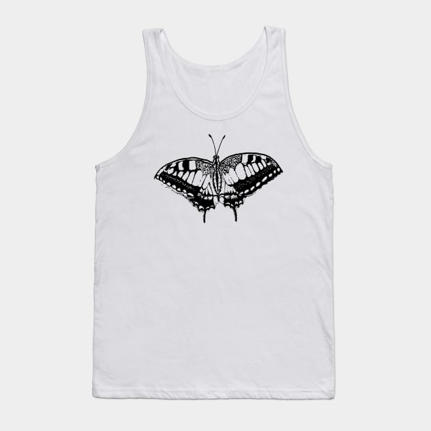 Swallowtail butterfly Tank Top by MarjolijndeWinter